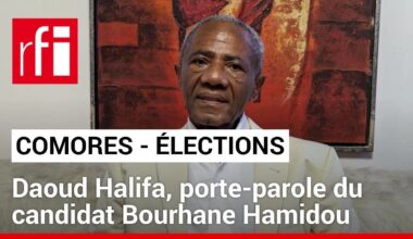 Comores : les priorités du candidat Bourhane Hamidou avec Daoud Halifa • RFI