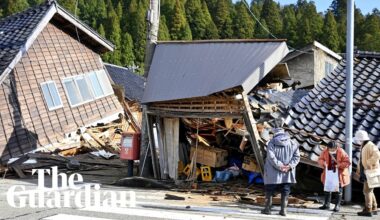 Rescue efforts in Japan hampered as hundreds still missing after earthquake