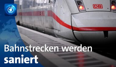 Bahnstrecke Frankfurt-Mannheim gesperrt