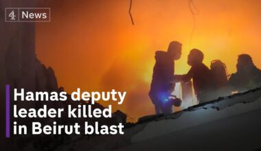 Hamas says deputy leader killed in an explosion in Beirut, Lebanon