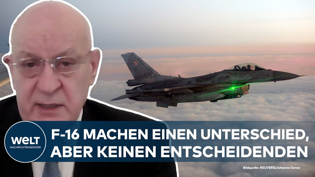 UKRAINE-KRIEG: Warum die US-Kampfflugzeuge F-16 2024 nicht zum Gamechanger werden | WELT Analyse