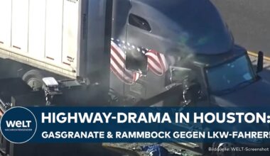 VERFOLGUNGSJAGD IN TEXAS: LKW-Fahrer will nicht aussteigen! Polizei greift zu dramatischen Mitteln