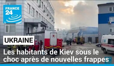 Ukraine : les habitants sous le choc après une série de frappes russes sur Kiev • FRANCE 24