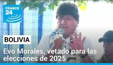 Bolivia anula la reelección indefinida y veta a Evo Morales para las presidenciales de 2025