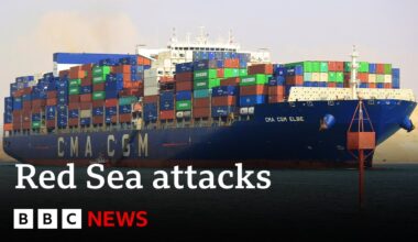 Commercial ships avoiding Red Sea over attack fears | BBC News