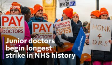 NHS strikes: Services under pressure as junior doctors begin longest ever strike action