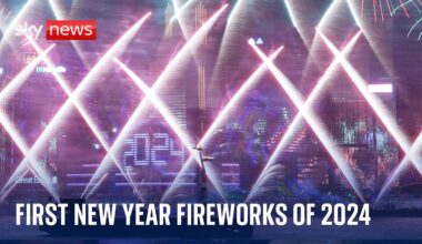 New Year fireworks: Australasia and southeast Asia ring in 2024