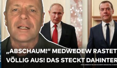 PUTINS KRIEG: "Abschaum!" Russlands Ex-Präsident Medwedew rastet völlig aus! Das steckt dahinter!