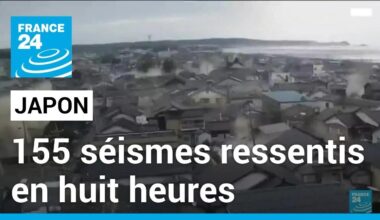 Au Japon, 155 séismes ressentis en huit heures • FRANCE 24