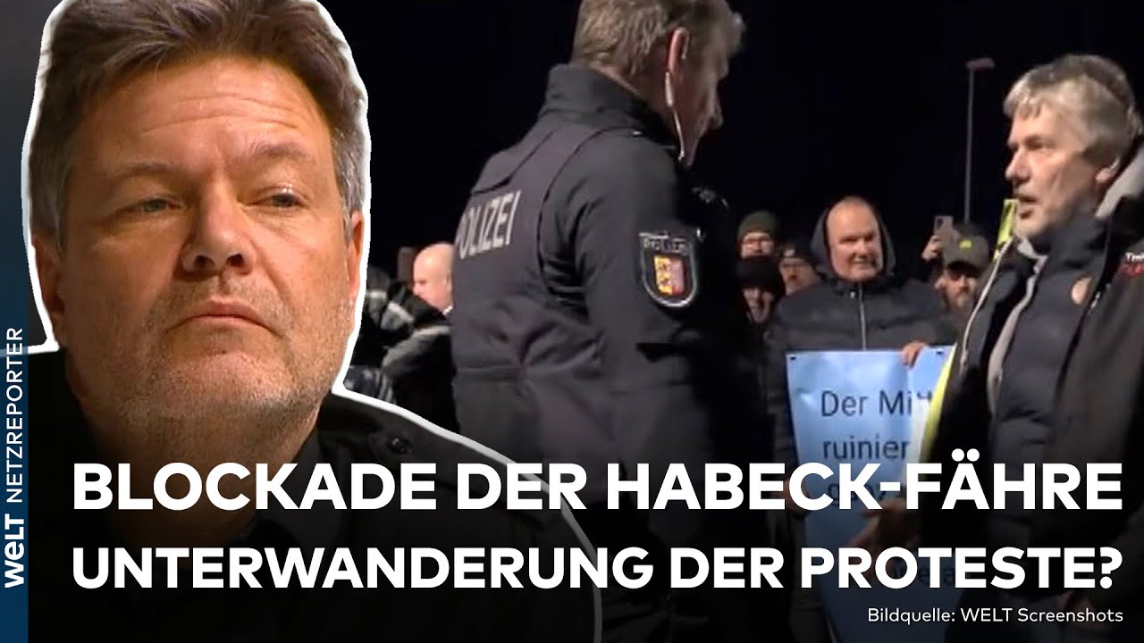 WUT-BAUERN: Vorkommnisse in Schlüttsiel – Blockade von Habeck-Fähre hat juristisches Nachspiel