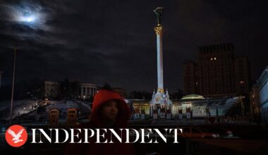 Live: A view of Kyiv's Independence Square as Ukraine celebrates NY under curfew