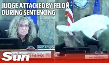 Las Vegas judge attacked by felon in the middle of his sentencing