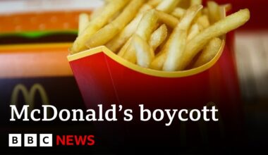 McDonald's CEO warns of hit from boycotts | BBC News