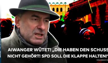 HUBERT AIWANGER: Heftige Attacke! "Die haben den Schuss nicht gehört! SPD soll die Klappe halten!"