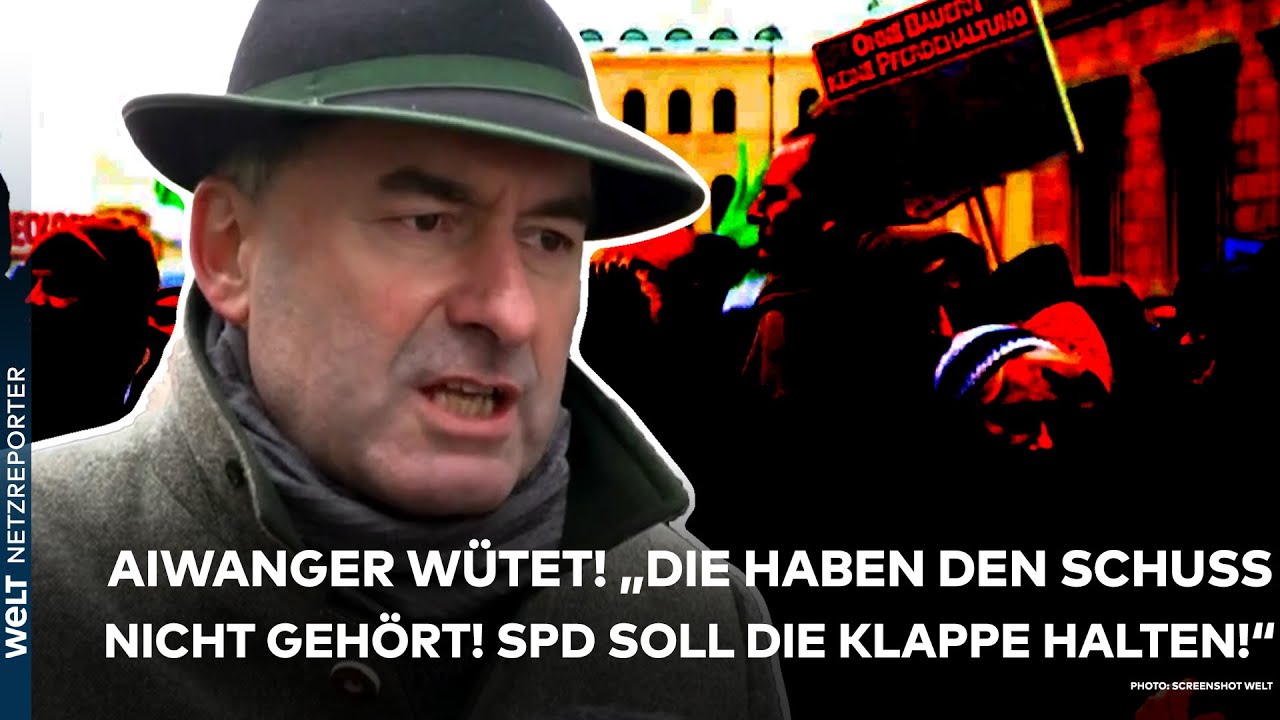 HUBERT AIWANGER: Heftige Attacke! "Die haben den Schuss nicht gehört! SPD soll die Klappe halten!"