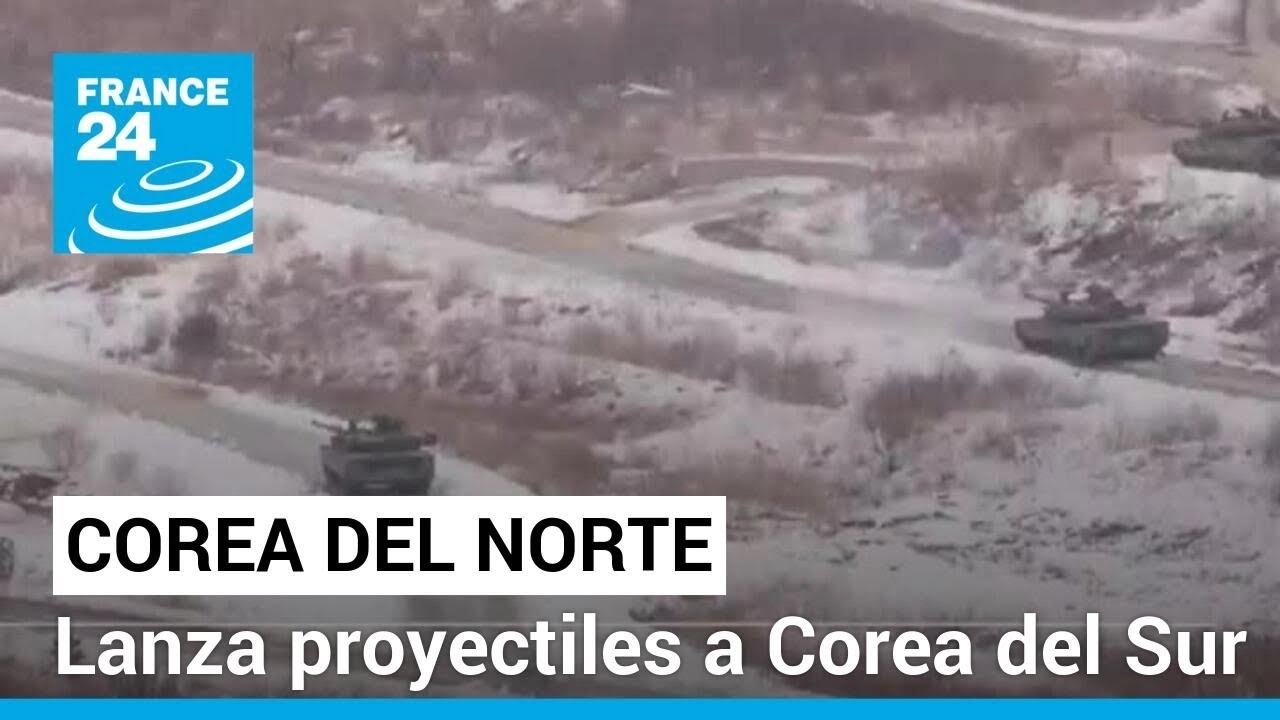 Corea del Norte lanzó más de 200 proyectiles cerca de Corea del Sur • FRANCE 24 Español