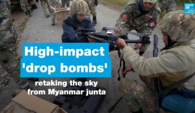 High-impact 'drop bombs' retaking the sky from Myanmar junta • FRANCE 24 English