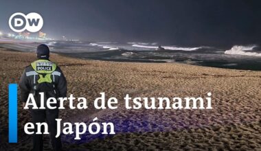 Japón emite alerta de tsunami tras un fuerte terremoto