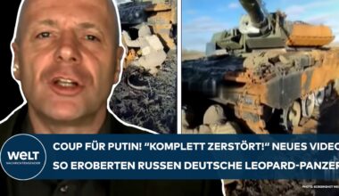 UKRAINE-KRIEG: Coup für Putin! "Komplett zerstört!" So eroberten die Russen deutsche Leopard-Panzer