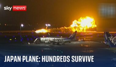 Japan: Miracle as hundreds survive plane collision inferno