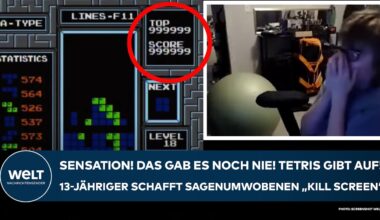 TETRIS GIBT AUF: Das gab es noch nie! 13-Jähriger schafft den sagenumwobenen "Kill Screen"