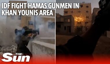 Givati Brigade battling Hamas gunmen in the Khan Younis area