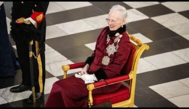 Dernier cortège officiel de la reine Margrethe II du Danemark