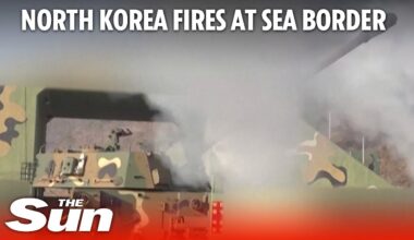 North Korea fires more than 200 artillery rounds at border with South Korea