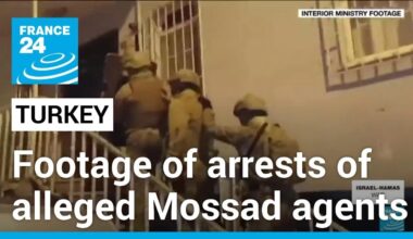 Turkey releases footage of night raids on alleged Mossad agents • FRANCE 24 English