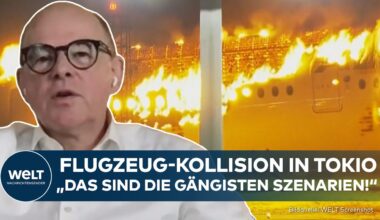 TOKIO: Tote bei Inferno nach Flugzeug-Kollision! Wie konnte es dazu kommen? I WELT Analyse