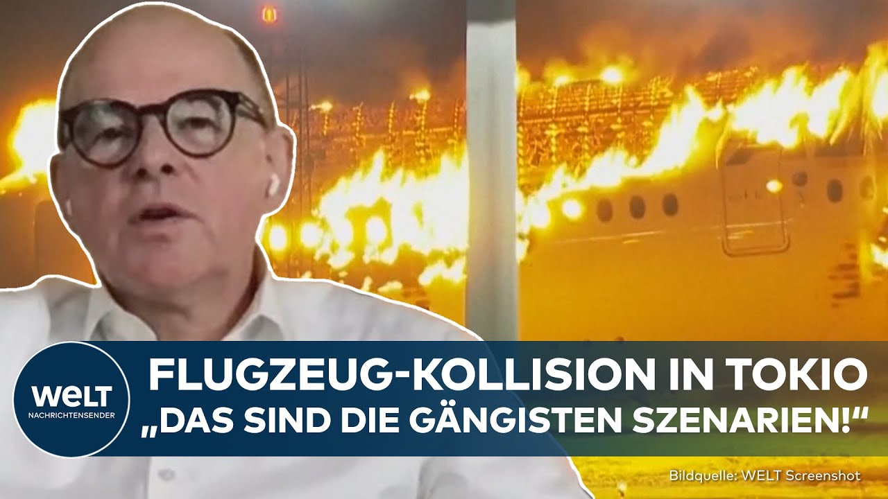 TOKIO: Tote bei Inferno nach Flugzeug-Kollision! Wie konnte es dazu kommen? I WELT Analyse