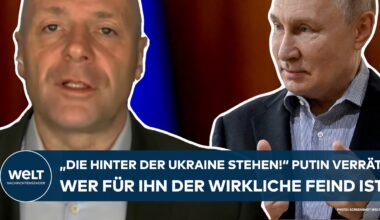 PUTINS KRIEG: "Die hinter der Ukraine stehen!" Russlands Präsident verrät! Das ist der wahre Feind!