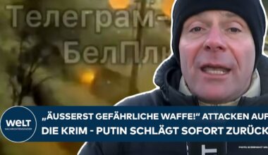 UKRAINE-KRIEG: "Äußerst gefährliche Waffe!" Luftattacken auf die Krim - Putin schlägt sofort zurück