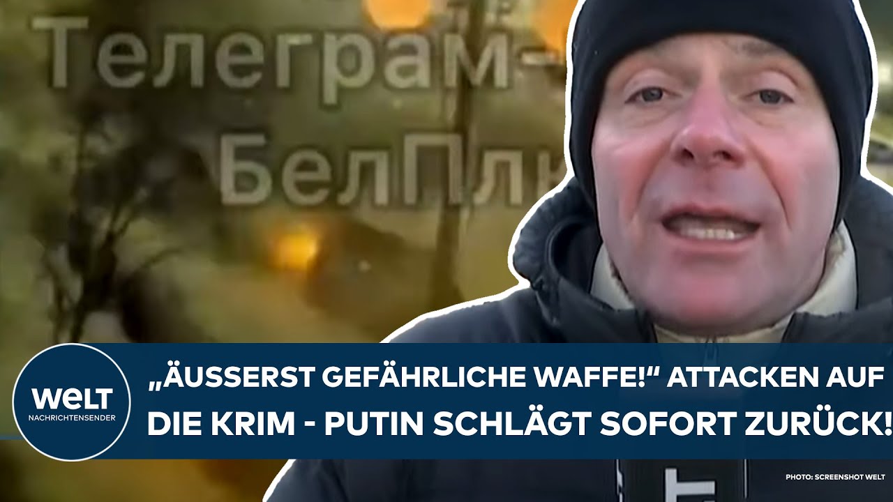 UKRAINE-KRIEG: "Äußerst gefährliche Waffe!" Luftattacken auf die Krim - Putin schlägt sofort zurück