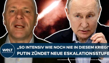 PUTINS INVASION: "So intensiv wie noch nie in diesem Krieg!" Russland zündet neue Eskalationsstufe