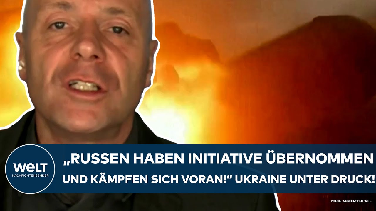 PUTINS KRIEG: Ukraine unter Druck! "Russen haben die Initiative übernommen und kämpfen sich voran!"