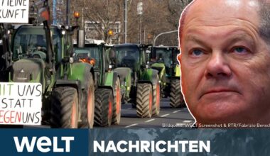 WUT DER BAUERN WÄCHST: Scholz drückt sich vor direkter Konfrontation mit Landwirten | WELT Stream