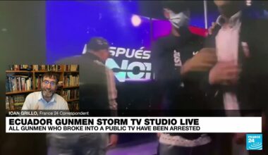 Gunmen burst into Ecuador TV studio, take journalists hostage live on air • FRANCE 24 English