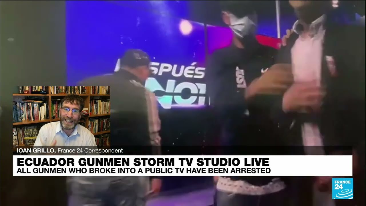 Gunmen burst into Ecuador TV studio, take journalists hostage live on air • FRANCE 24 English