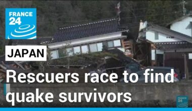 Japan rescuers race against clock to find quake survivors • FRANCE 24 English