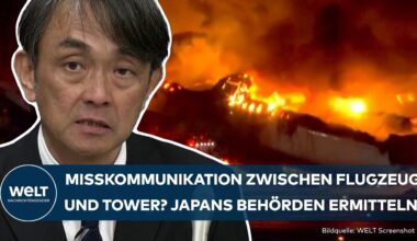 FLUGZEUGBRAND IN TOKIO: Behörden suchen nach Ursache für Kollision – Airbus will sich beteiligen