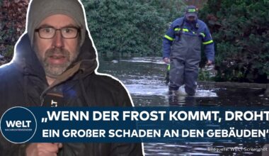 HOCHWASSER DEUTSCHLAND: Häuser unter Wasser – Jetzt können die Minusgrade zu neuen Gefahren führen