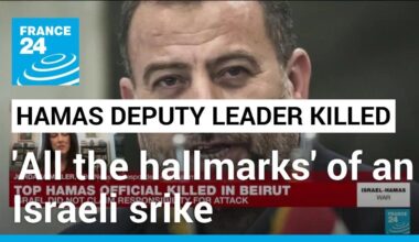 Killing of Hamas deputy leader has 'all the hallmarks' of an Israeli strike • FRANCE 24 English