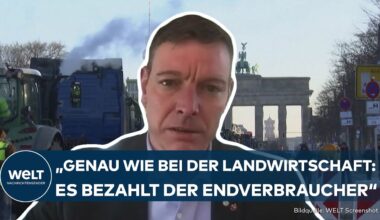 BAUERNPROTESTE: Spediteure demonstrieren mit den Landwirten | "Verärgert mit Politik der Ampel"