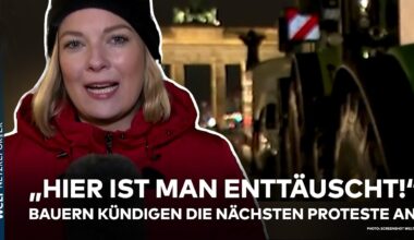 MEGA-DEMO IN BERLIN: "Hier ist man enttäuscht!" Die Bauern kündigen bereits die nächsten Proteste an