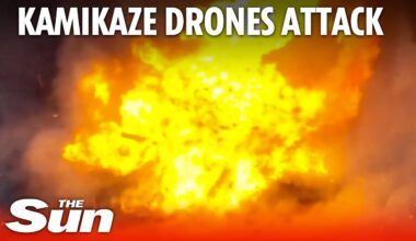 Ukraine Russia War: Kamikaze drone crashes into Russian tank in huge explosion