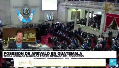 Informe desde Ciudad de Guatemala: batalla legislativa en el Congreso retrasa traspaso del poder