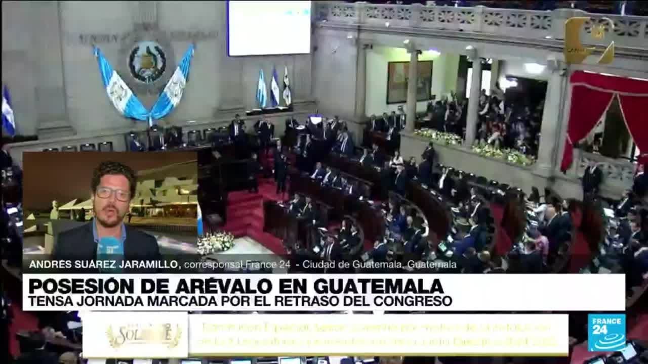 Informe desde Ciudad de Guatemala: batalla legislativa en el Congreso retrasa traspaso del poder