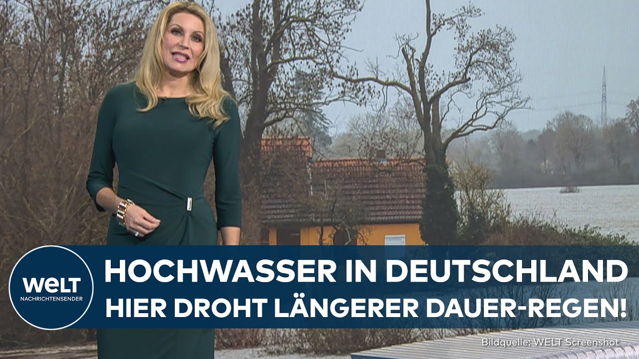 WETTER: Hochwasser in Deutschland! In manchen Regionen wird es länger Dauer-Regen geben