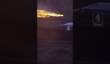 Iceland town evacuated as volcano erupts